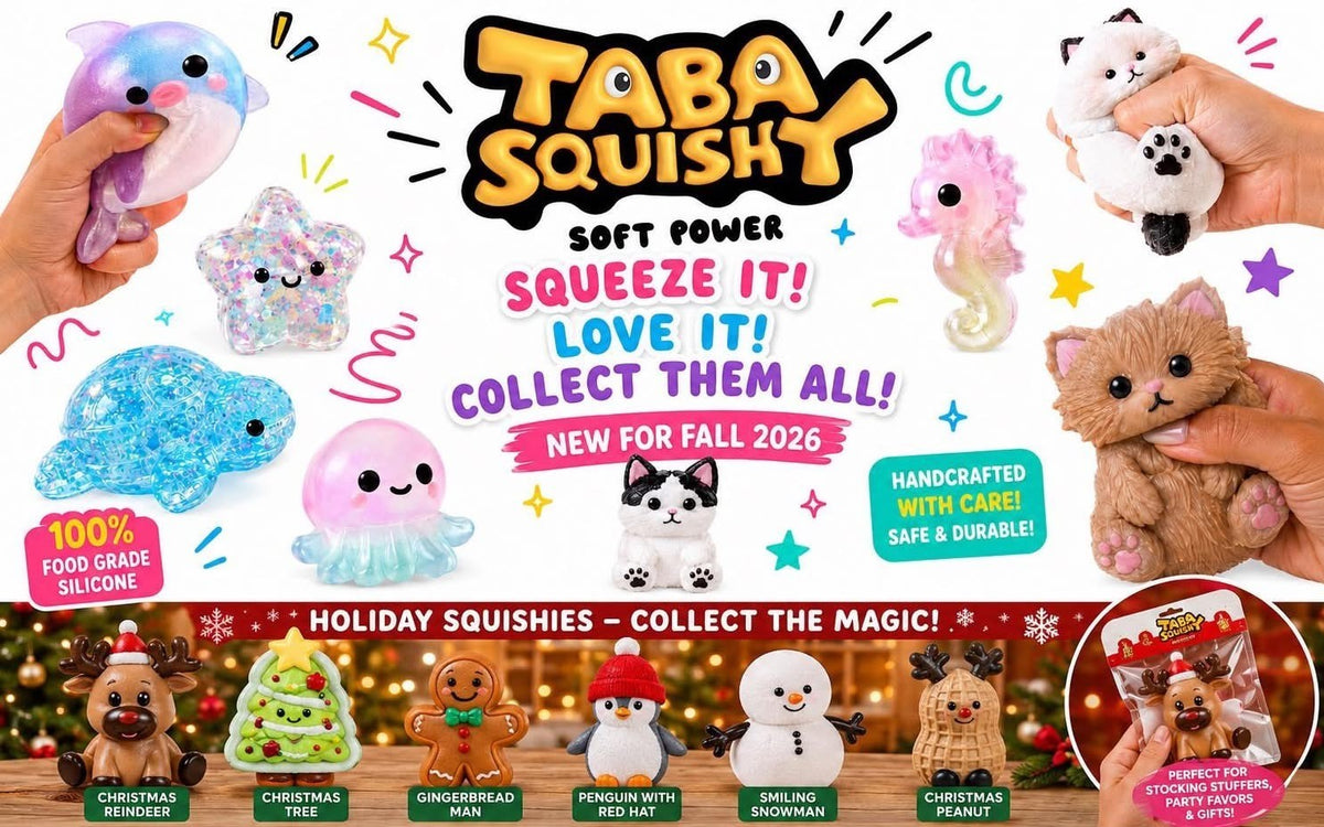 Taba Squishy - Winter Holiday Collection - Each Sold Separate