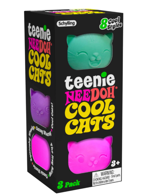 Teenie NeeDoh Cool Cats - 3 Pack