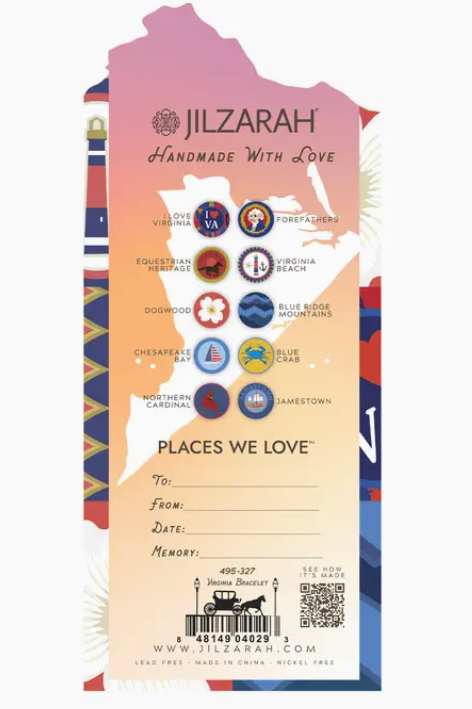 Virginia Places We Love Bracelet by Jilzarah