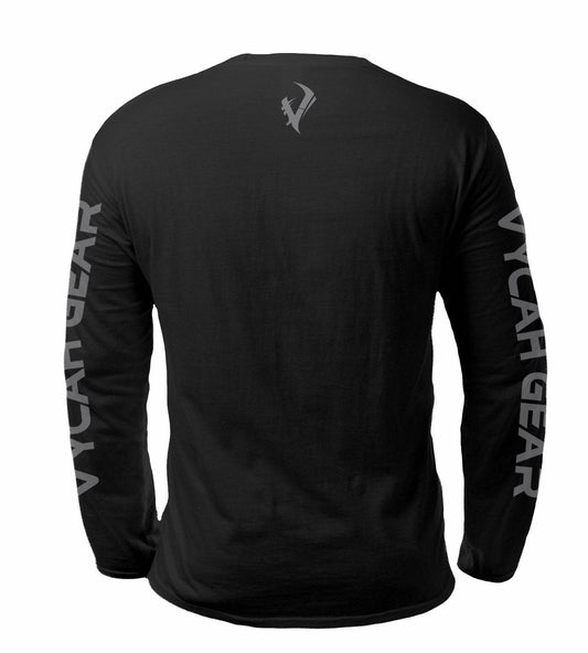 Vycah Long Sleeve Tee - Black Heather