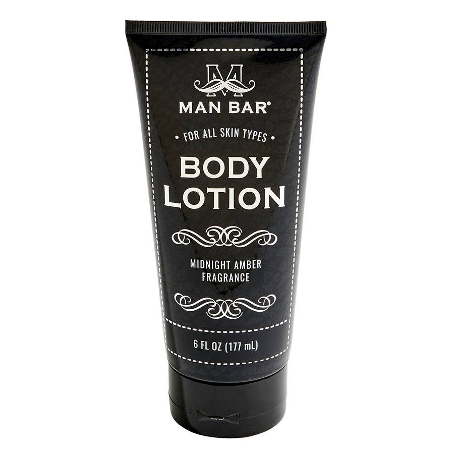 MIDNIGHT AMBER MAN BAR BODY LOTION San Francisco Soap / Man Bar Soap -
