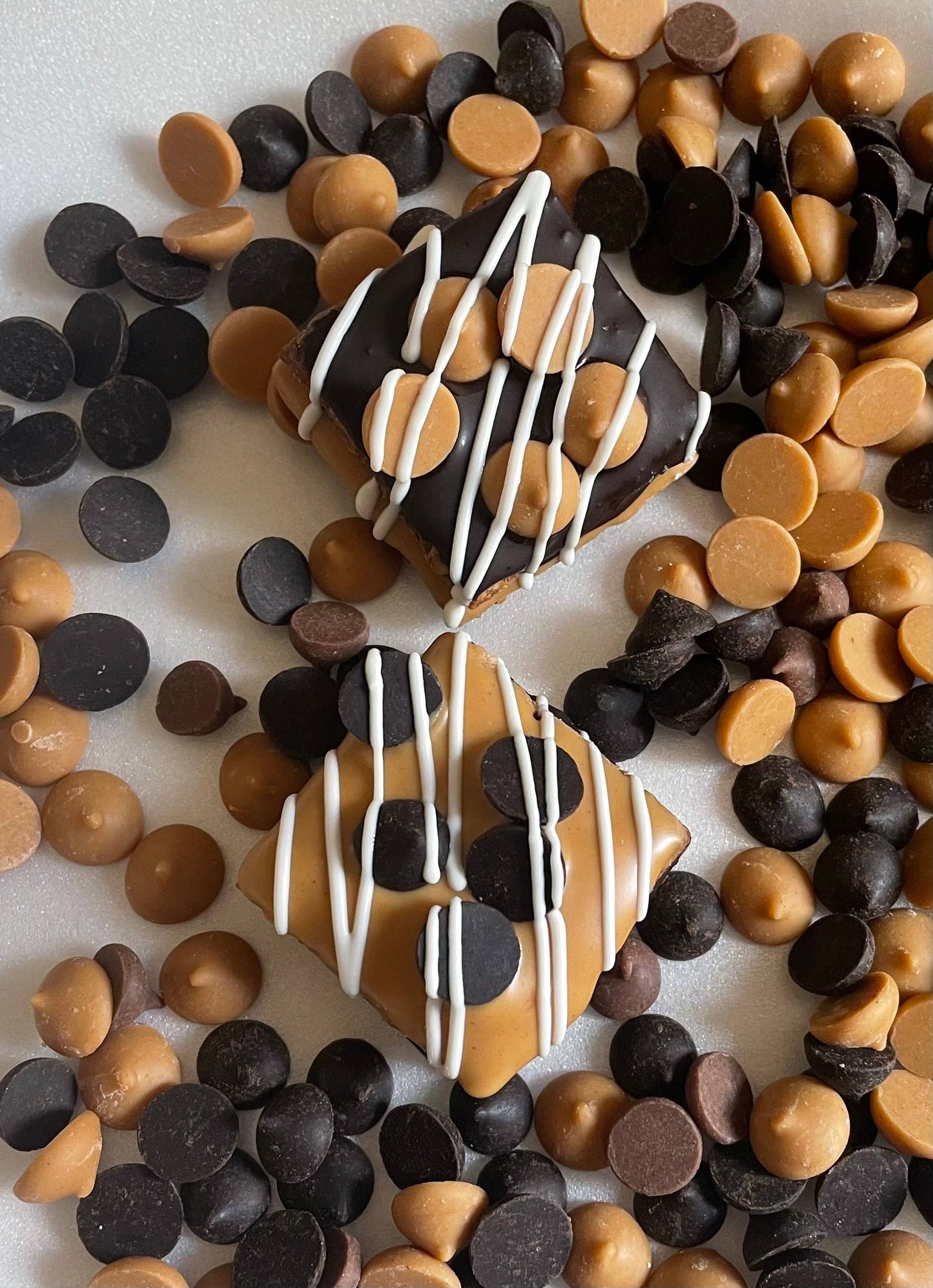 Peanut butter & Carob chip dog treat truffles - YumYum4DOGS