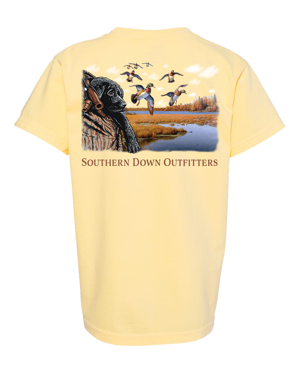 Puppy Woodies Youth Southern Down Outfitters Short Sleeve Tee