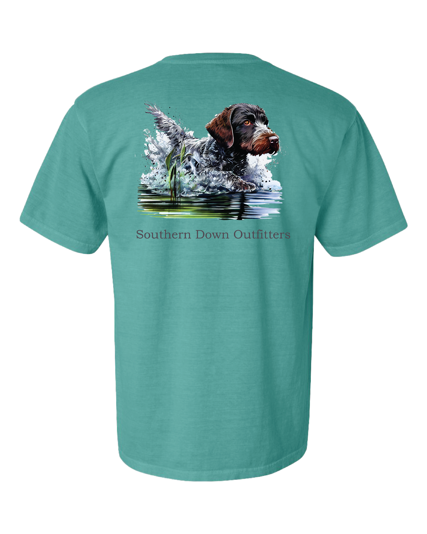 Dog in Water Southern Down Outfitters Short Sleeve Tee