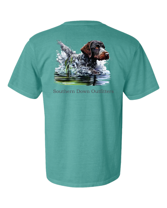 Dog in Water Southern Down Outfitters Short Sleeve Tee
