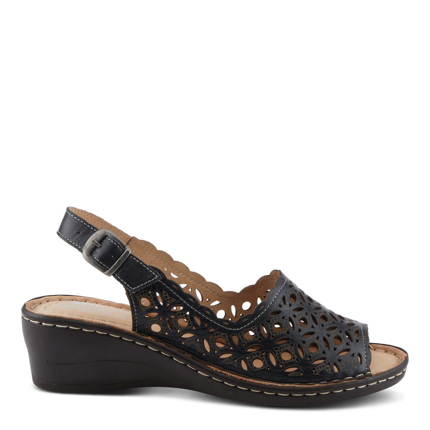 Belizana European Premium Leather Slingback Sandal Spring Step Styl
