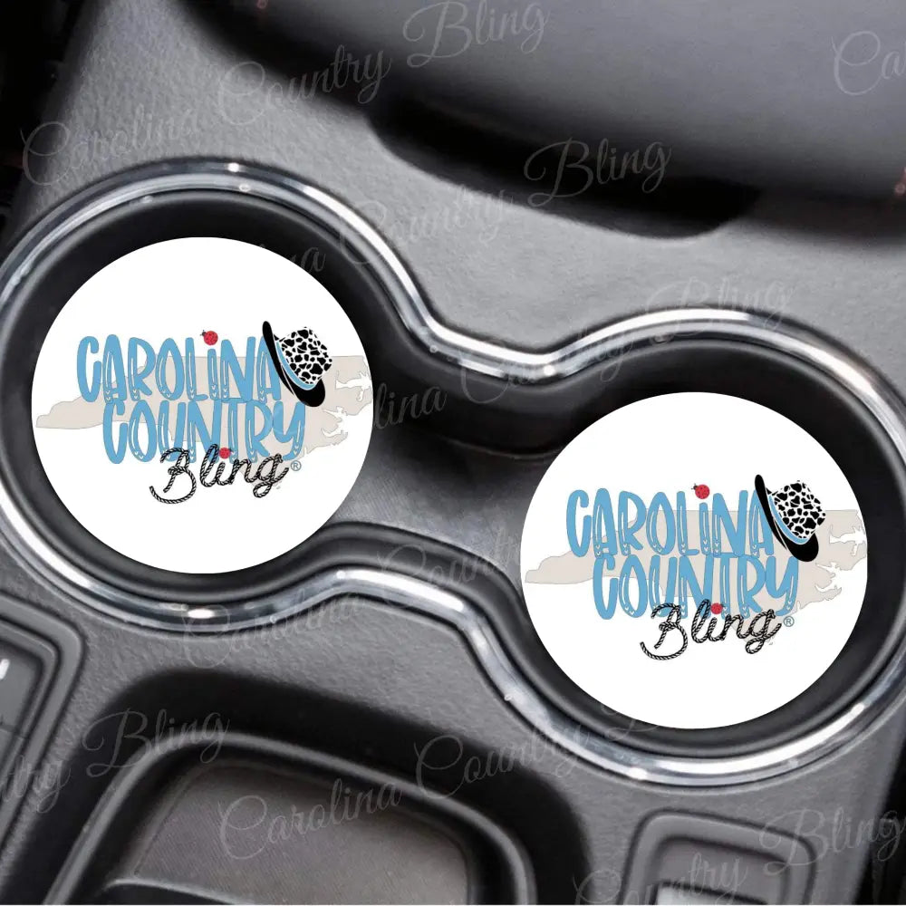 Carolina Country Bling – Car Coasters