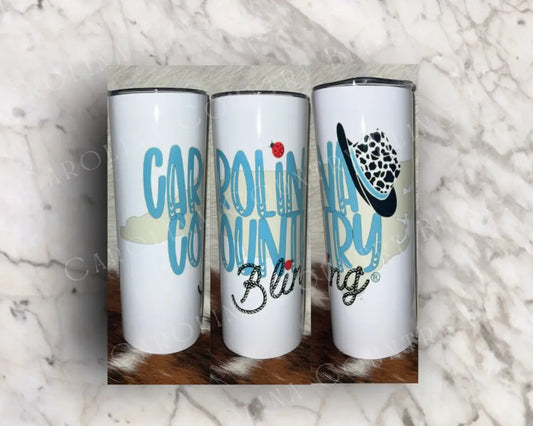 Carolina Country Bling - Tumbler