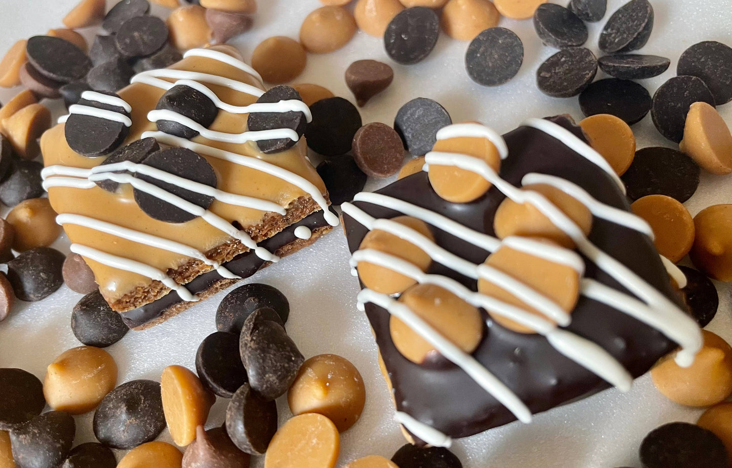 Peanut butter & Carob chip dog treat truffles - YumYum4DOGS