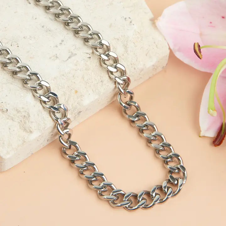 16" Chunky Chain Necklace Narelle Waterproof Jewelry