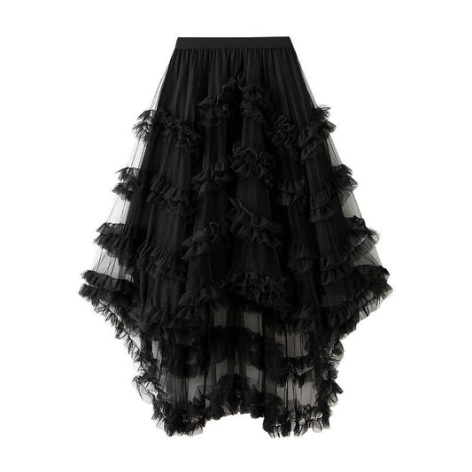 Ruffle tiered skirt