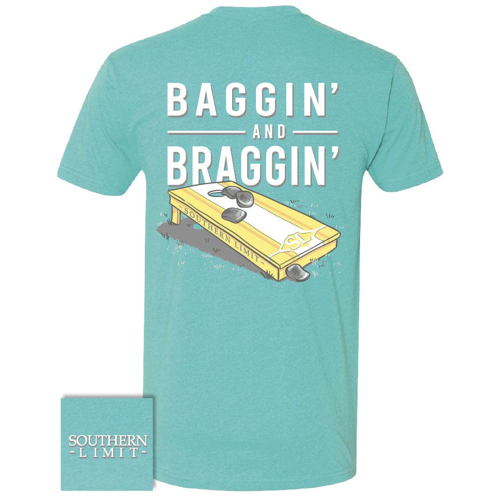 Southern Limit Baggin' and Braggin' Mens Southern Graphic Tees