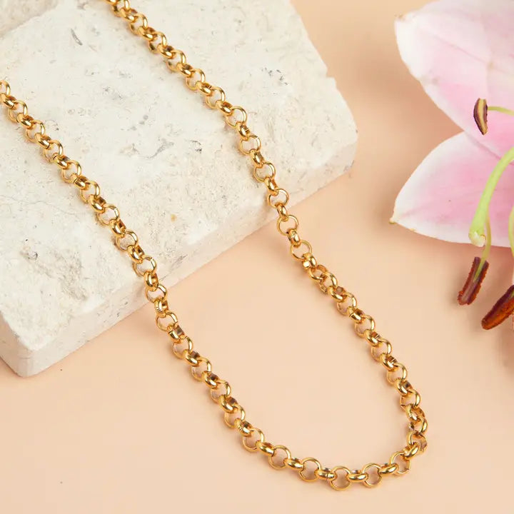18" Cable Chain Necklace Narelle Waterproof Jewelry