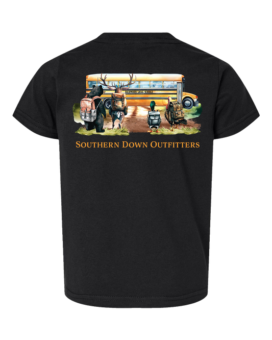 Kid Bus Toddler Southern Down Outfitters Short Sleeve Tee