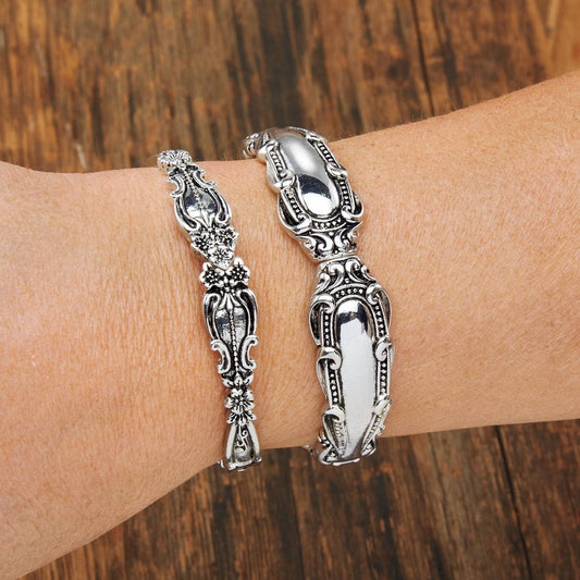 Antiqued Spoon Stretch Bracelet