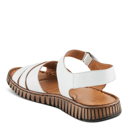 NOCHELLA Supremely soft White Sandal by Spring Step
