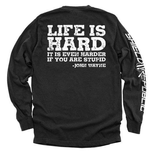 Shield Republic - Life Is Even Harder When You Are Stupid Men's Tee