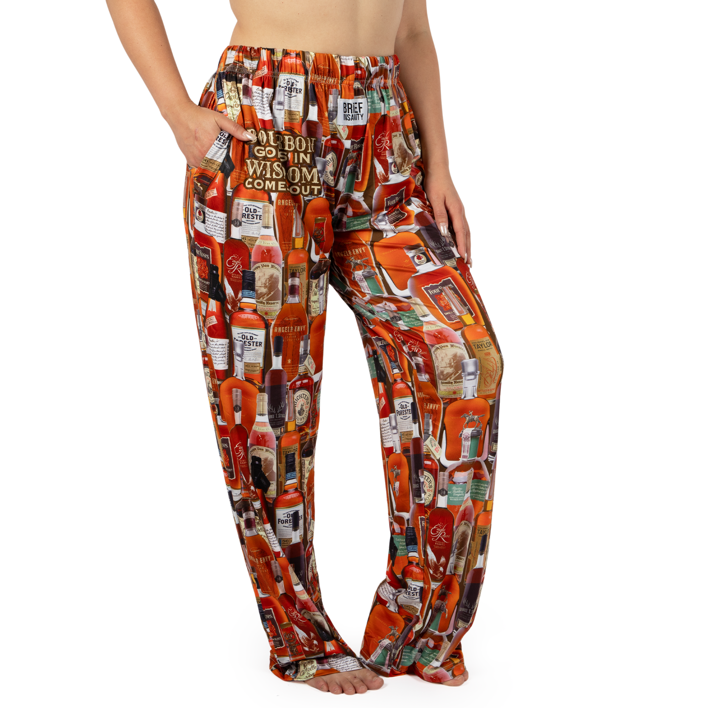 Bourbon Wisdom BRIEF INSANITY Pajama Lounge Pants
