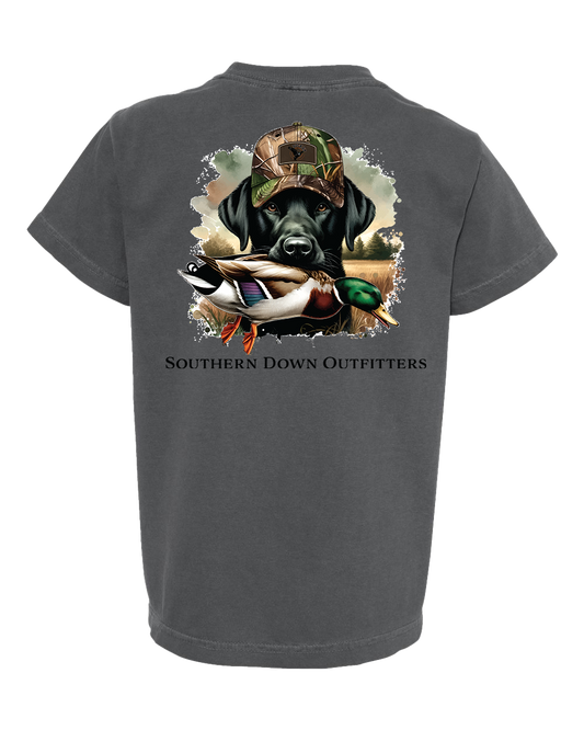 Duck Hat Dog Youth Southern Down Outfitters Short Sleeve Tee