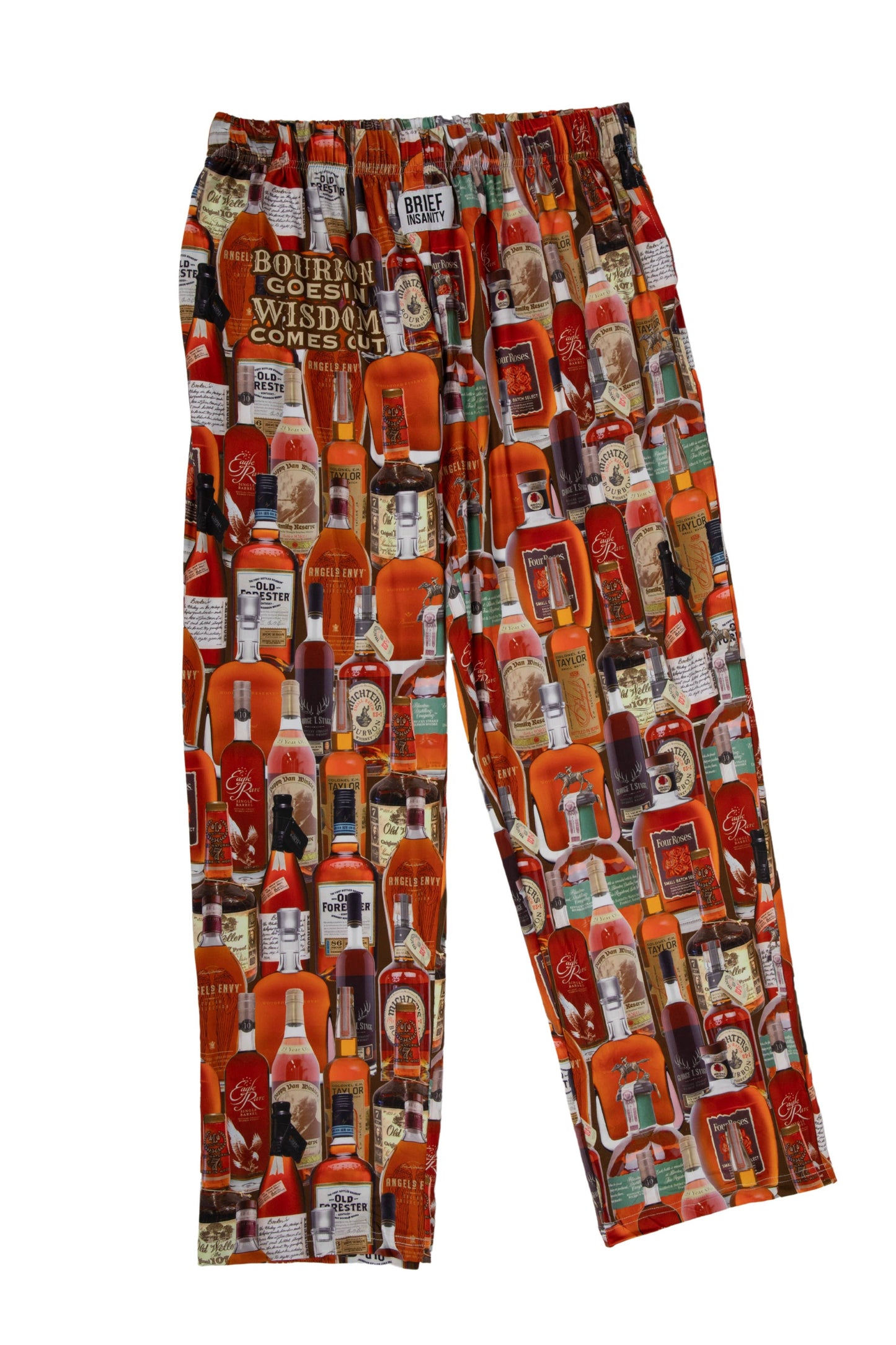 Bourbon Wisdom BRIEF INSANITY Pajama Lounge Pants