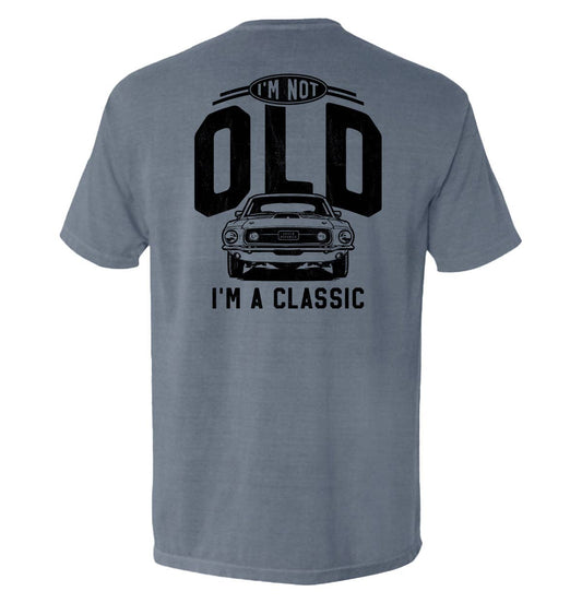 Shield Republic - I'm Not Old I'm a Classic (69 Mustang) Men's T-Shirt