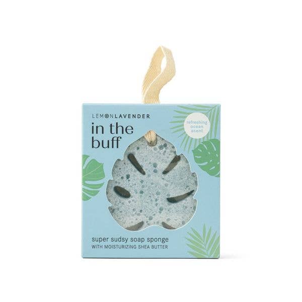 In The Buff Super Sudsy Soap Sponge - Lemon Lavender