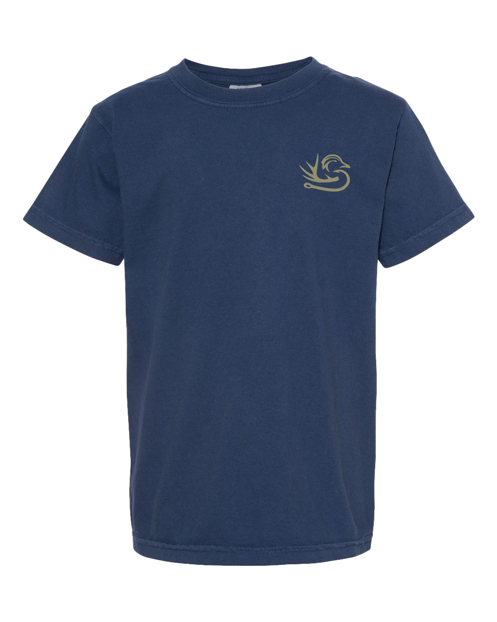Dog in Boat Youth Southern Down Outfitters Short Sleeve Tee