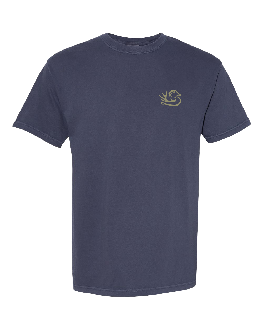 Dog in Boat Southern Down Outfitters Mens Short Sleeve Tee