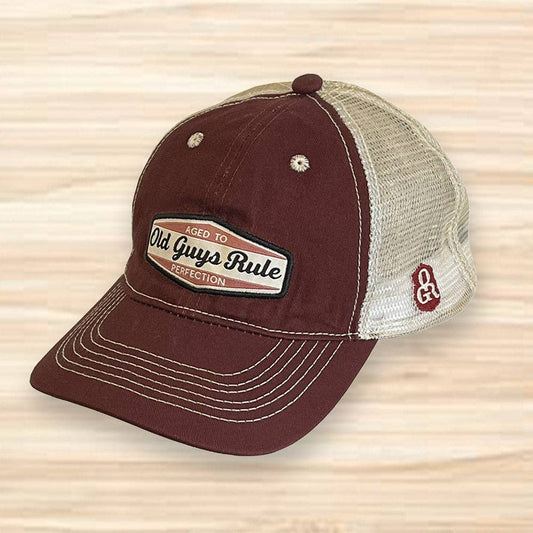 Aged to Perfection Trucker Hat Old Guys Rule