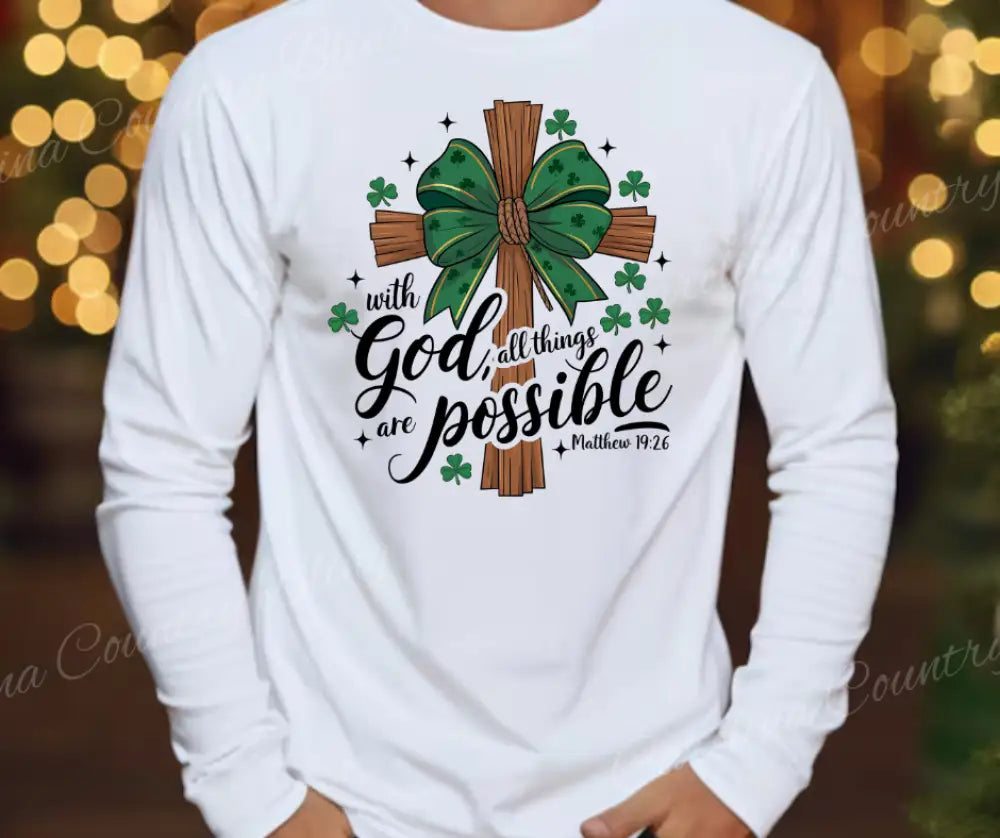 God Makes It Possible – White