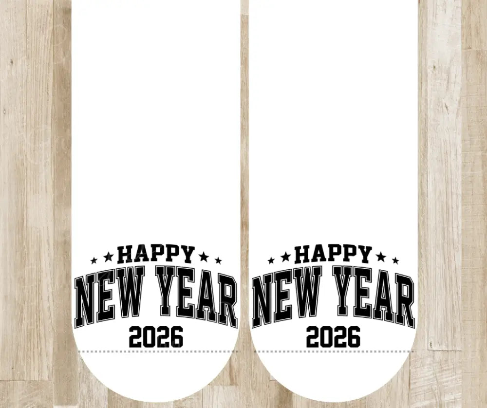 Happy New Year - Black