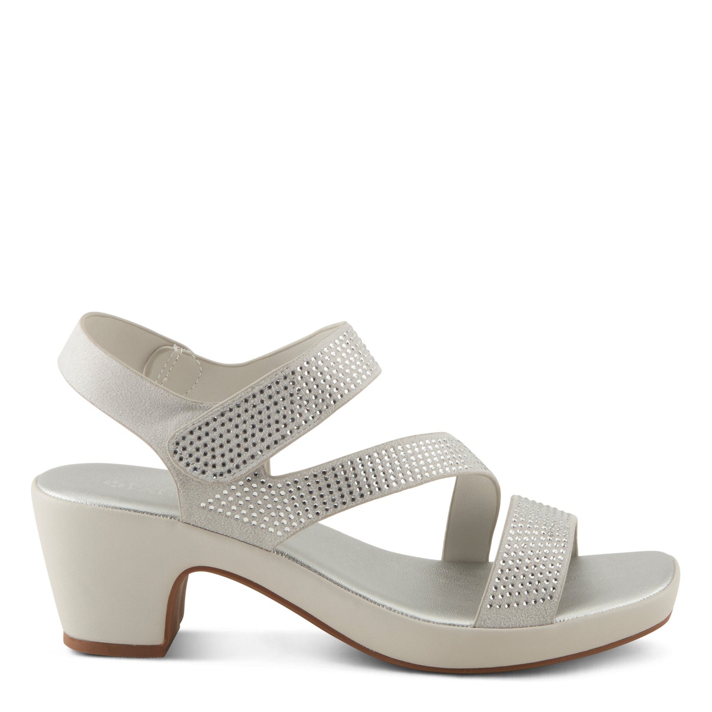 Yadiel SIlver Sandal Patrizia by Spring Step