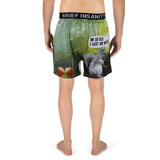 I'm So Old I Lost My Nuts Boxer Shorts Brief Insanity Pajama