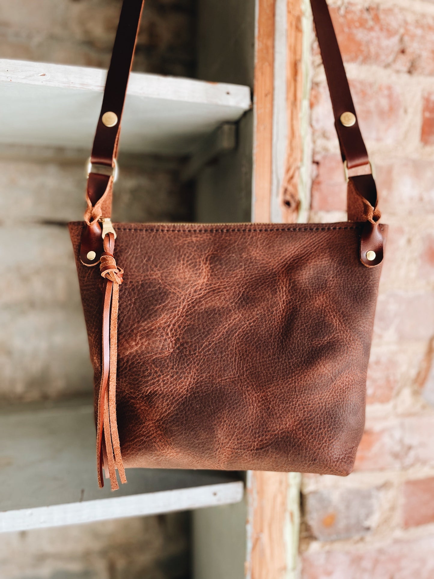 The Annie Leather Crossbody
