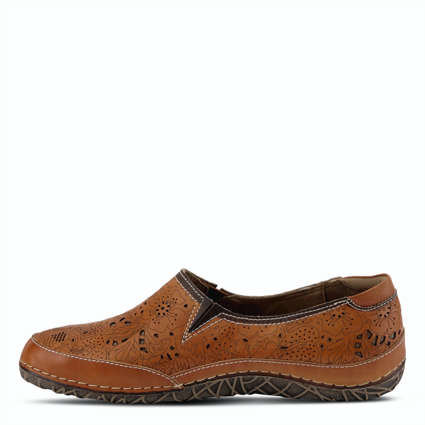 Libora Camel Leather Loafer by L'Artiste