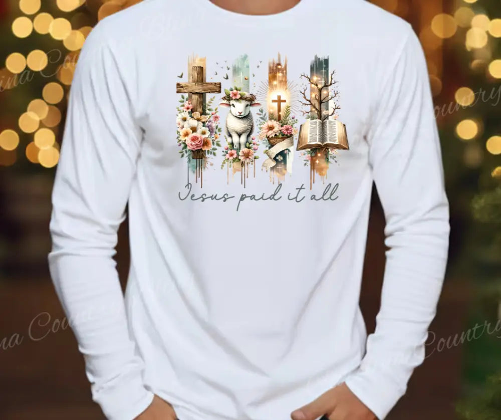 Jesus Paid It All – White
