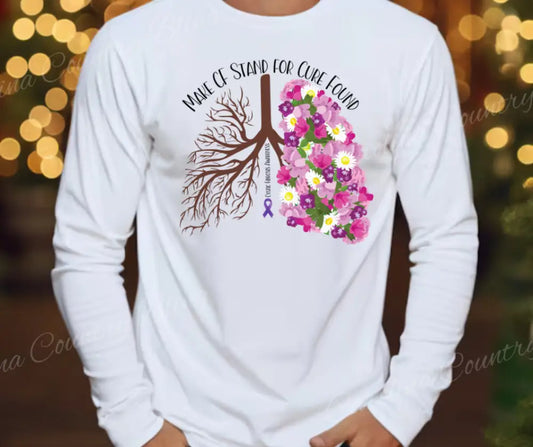 Make CF Stand for Cure Found – White