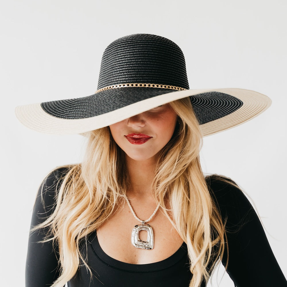 Miami Summer Wide Floppy Sun Hat – DoodleBug display picture 3