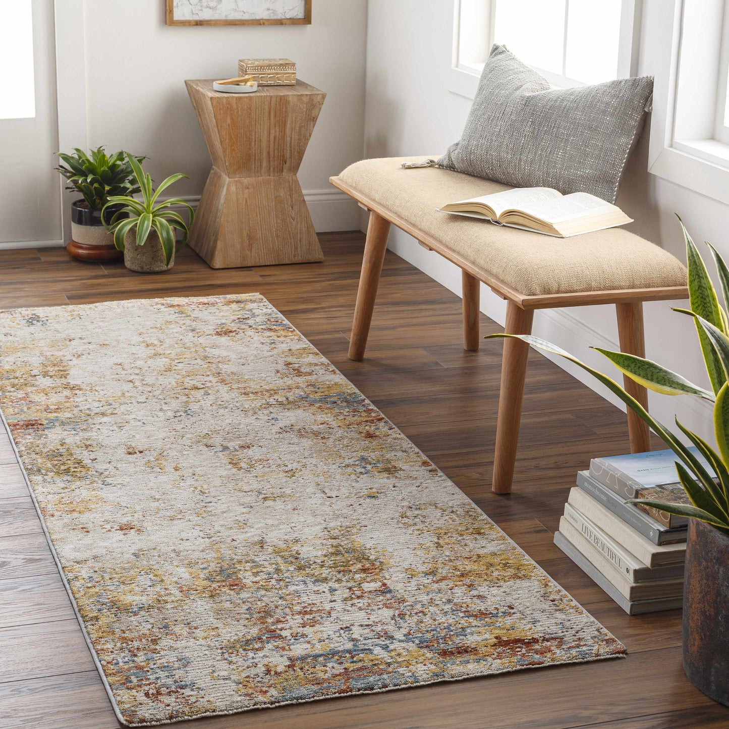 Middelburg Rock Pattern Luxe Area Rug