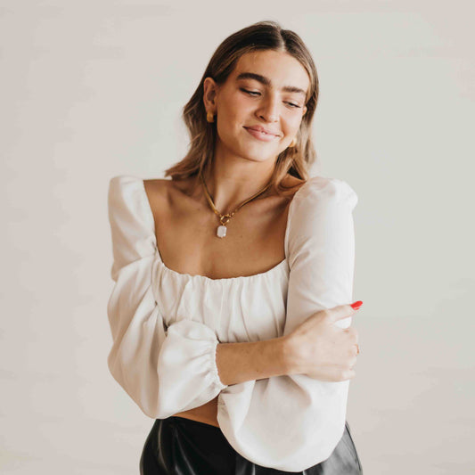 Mother Of Pearl Necklace WATERPROOF