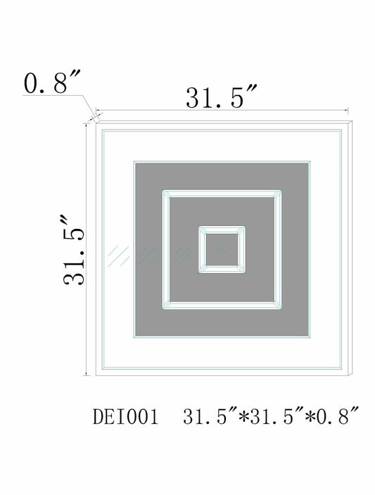 Morgandale Mirror - Clearance