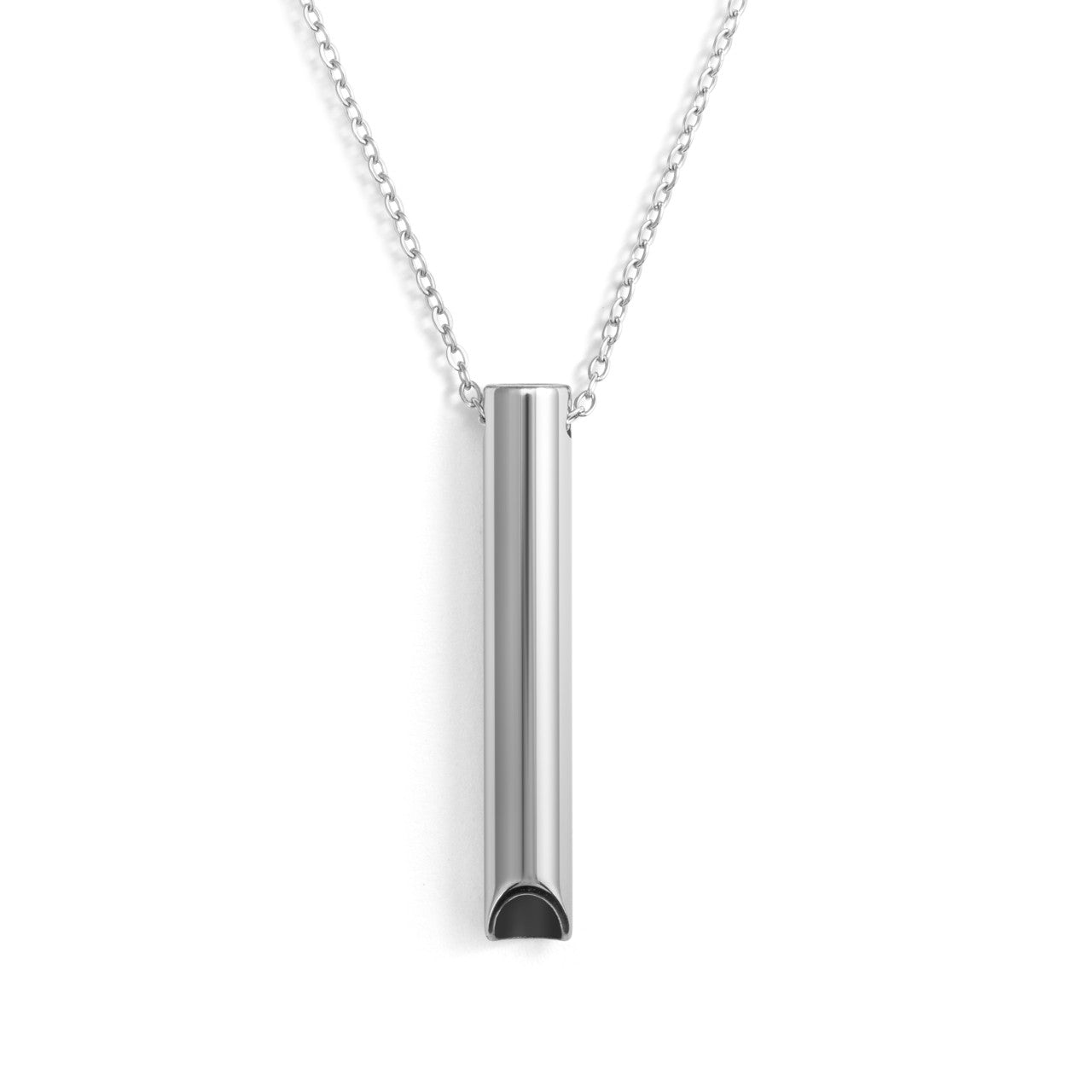 Silver Breathing 20in Necklace from the becalm comfort collection by Demdaco Breathe in breathe out Embrace the calm in your day