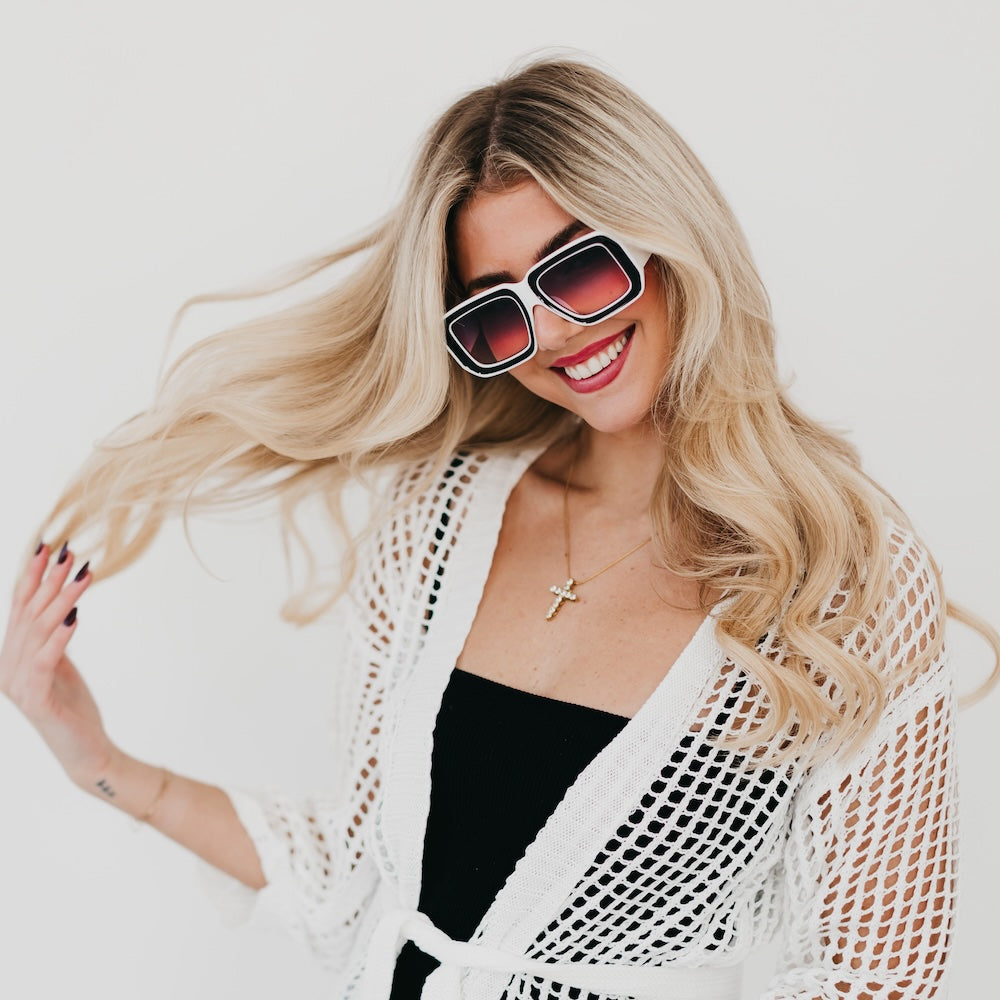 Nicolette Retro Oversized Square Sunglasses