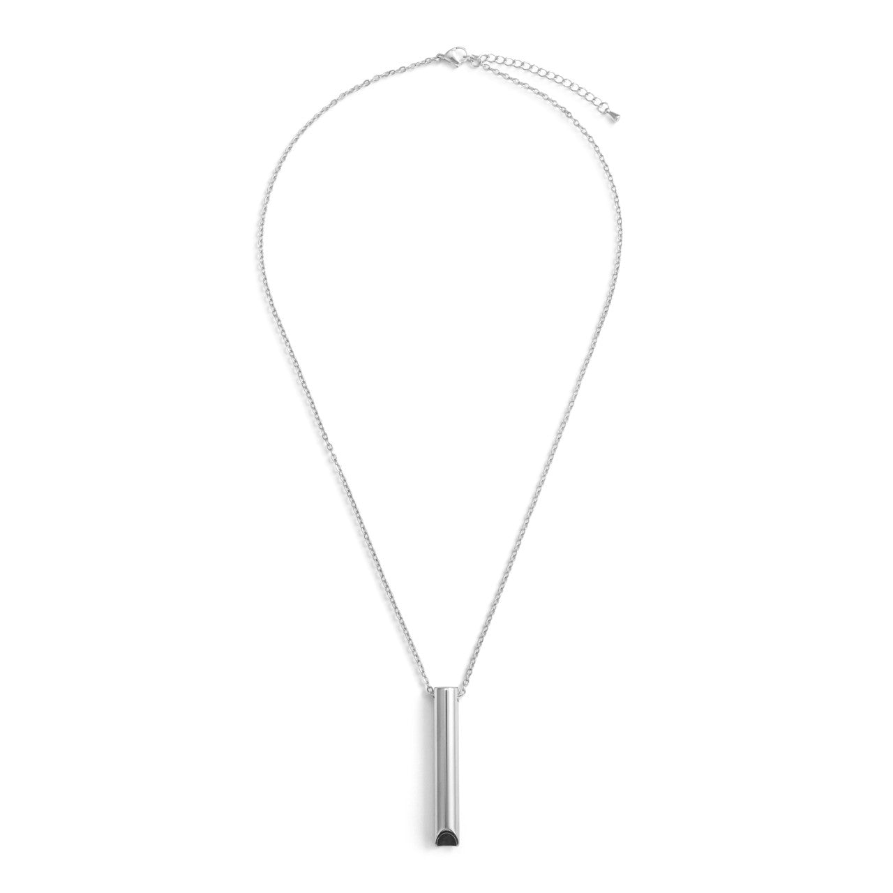 Silver Breathing 20in Necklace from the becalm comfort collection by Demdaco Breathe in breathe out Embrace the calm in your day