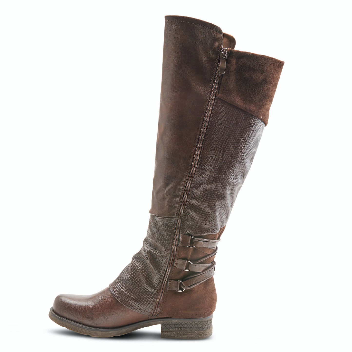 Maxie By Patrizia - Brown Pull On Tall Boot