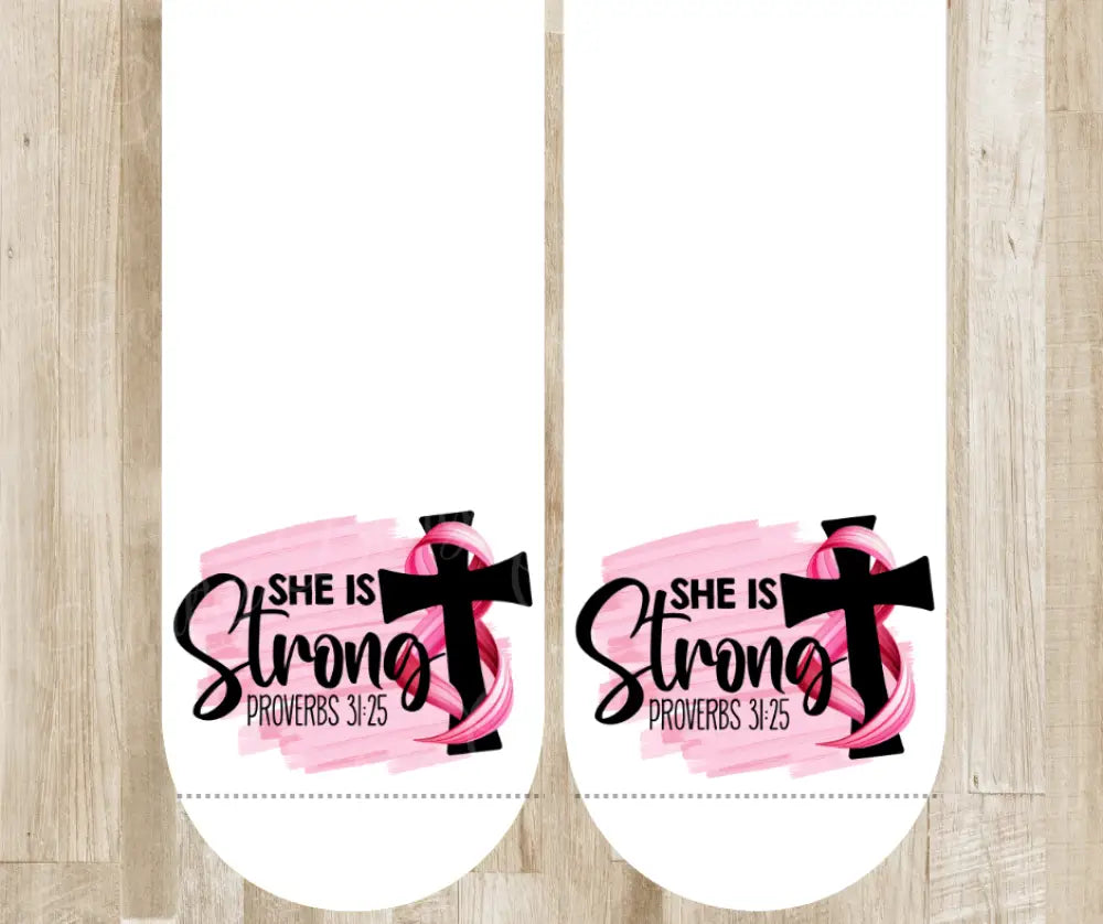 She is Strong – White