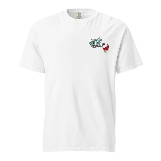 Catchin' a Buzz Solo Cup S/S White Cotton What The Fin Cotton Tee