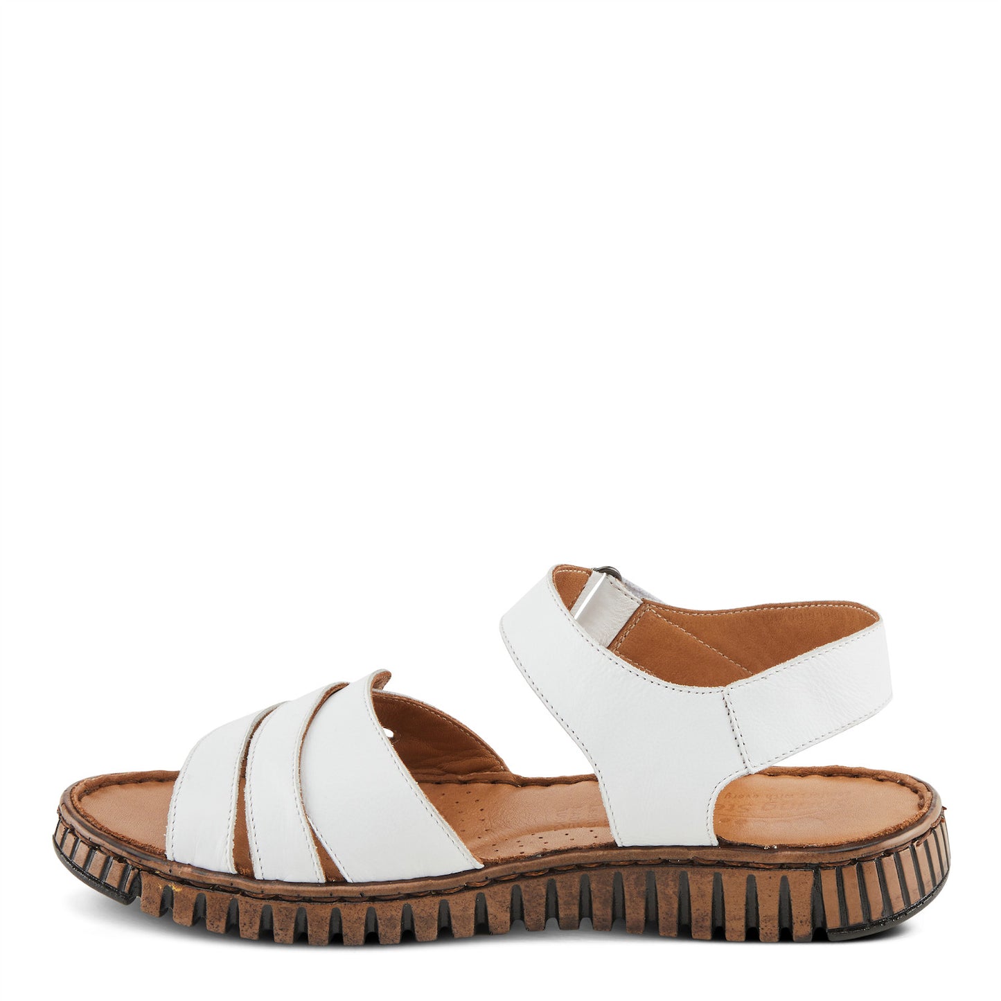 NOCHELLA Supremely soft White Sandal by Spring Step