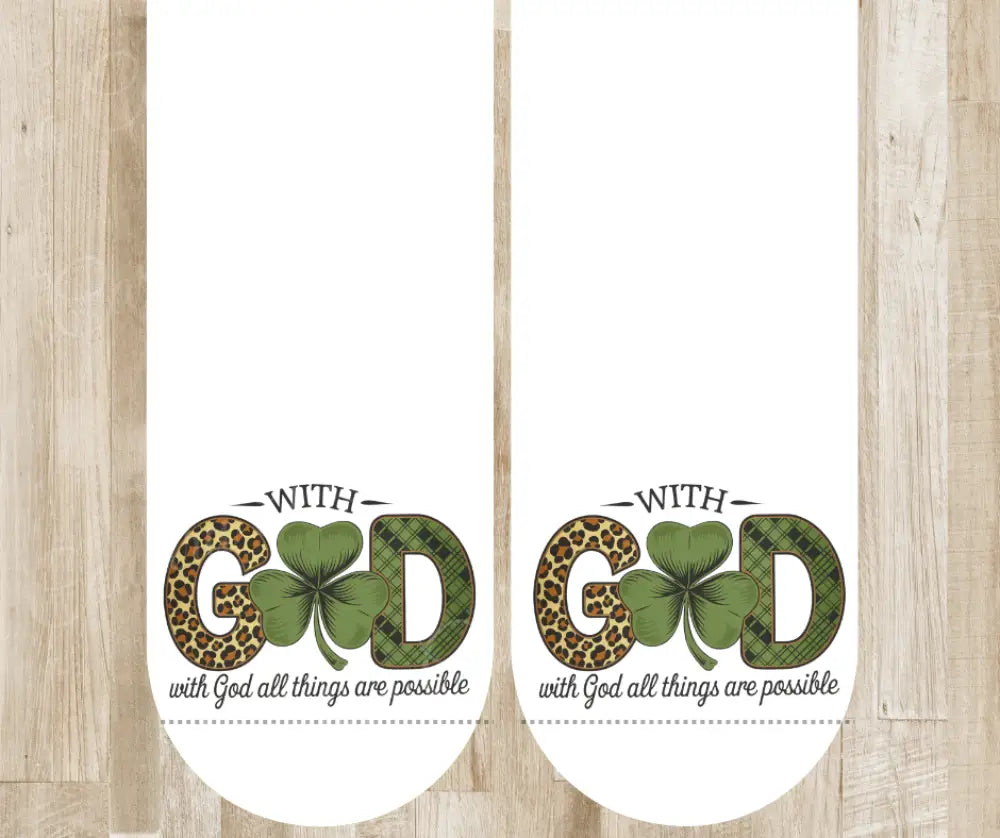 With God – White