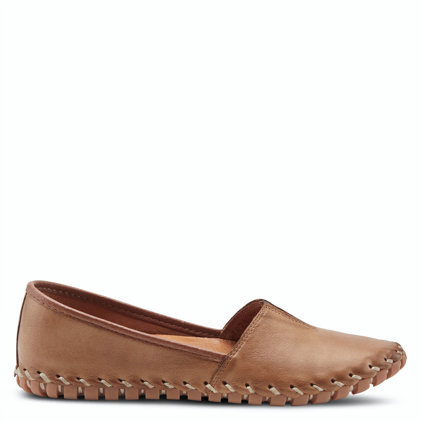 Kathaleta Brown Slip-On Shoe by SPRING STEP